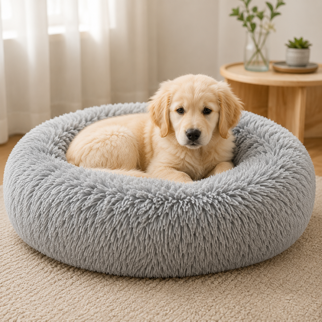CloudNest Calming Pet Bed