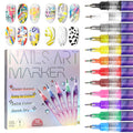 🎁The Best Christmas present For Kids -50% OFF⏳🎨12 Colors Nail Art Pens Set